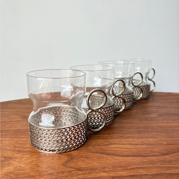 Iittala Tsaikka Finland Tea Glasses Timo Sarpaneva 1957 Mid Century Modern Cups - Picture 10 of 14